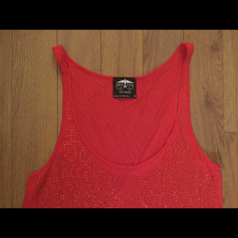 Bird &Vine Tops With Sequence - image 1